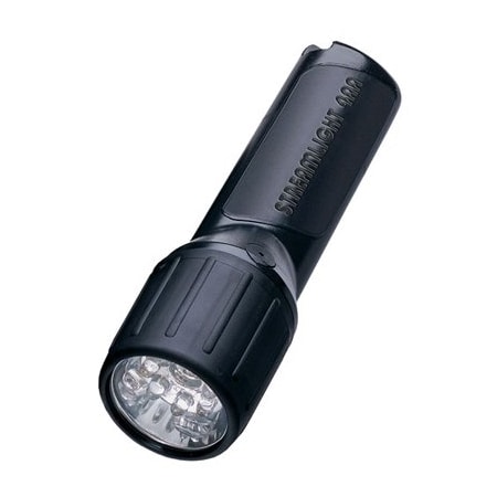 Streamlight PROPOLYMERS 4AA LED BLK W/WHITE LED SR68302